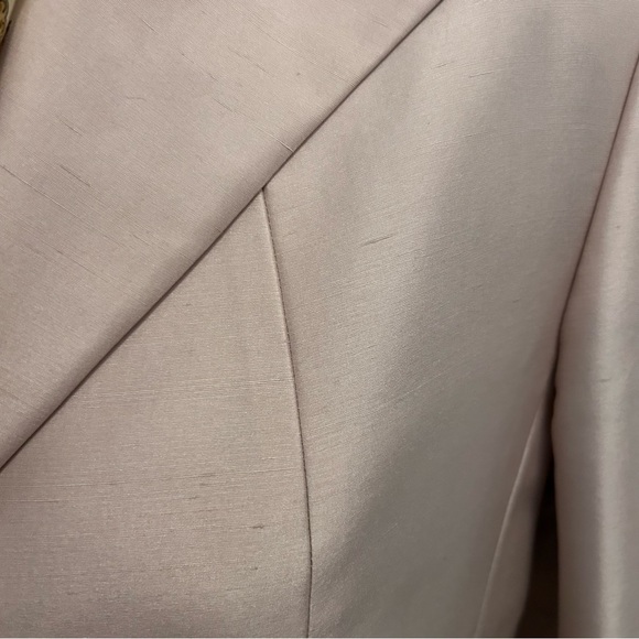 Vintage 100% Silk Kasper Cream Suit. Size 10 - Picture 6 of 8